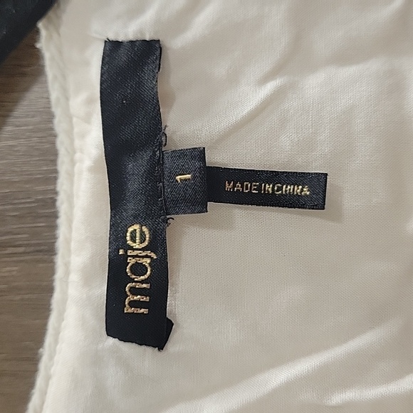 Maje-Lichet Sequined Tie-Waist Top-Size Small - Picture 8 of 17